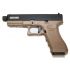 Страйкбольный пистолет KJW Glock G17 TBC CO₂ Tan, удлин. ствол