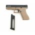 Страйкбольный пистолет KJW Glock G18 CO₂ GBB Tan (KP-18.CO2-TAN)