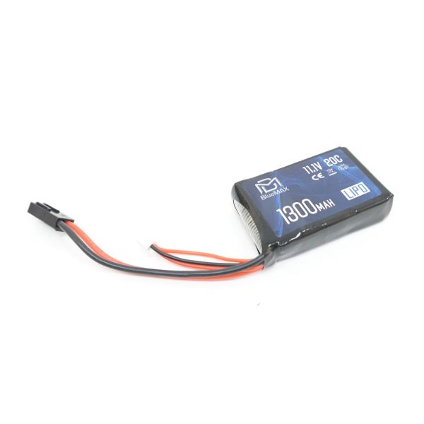 Аккумулятор BlueMAX Li-Po 11.1V 1300mah 20C, 65x43x17 мм (стик) для PEQ/AN-15